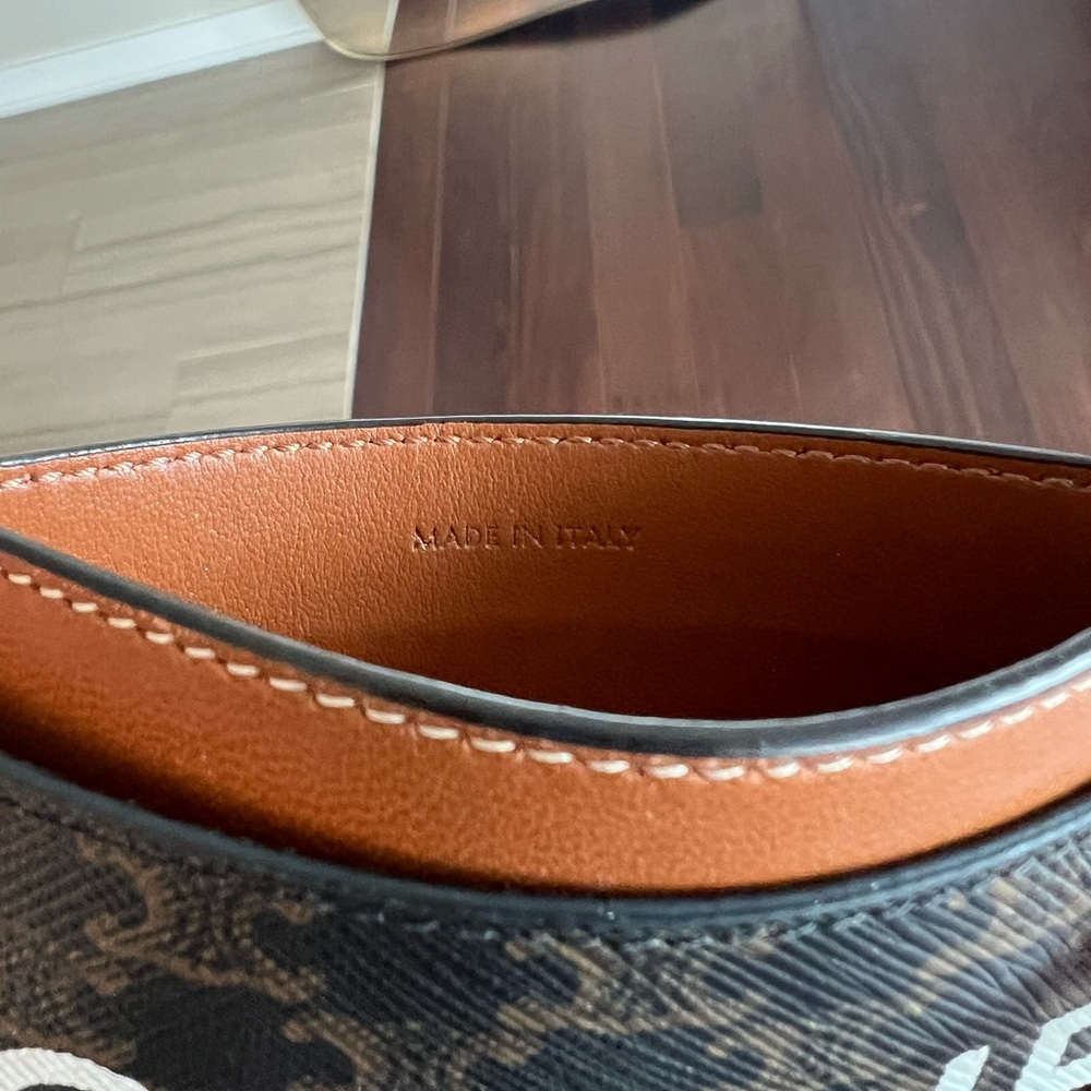 CELINE CARD HOLDER IN TRIOMPHE CANVAS - Picture 8 of 10